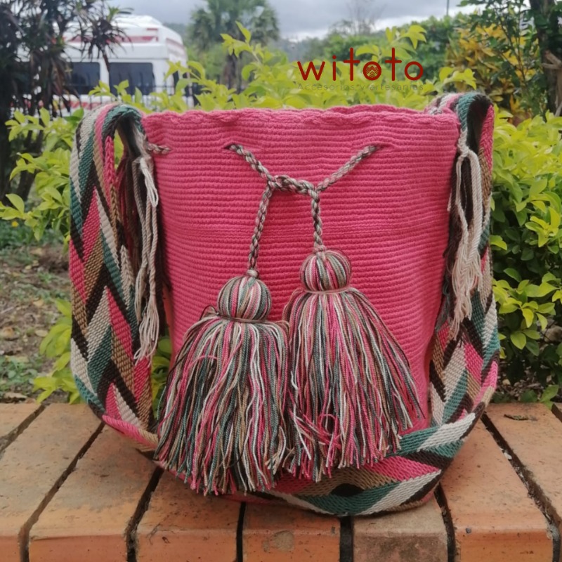 MOCHILA WAYUU GUAYABA